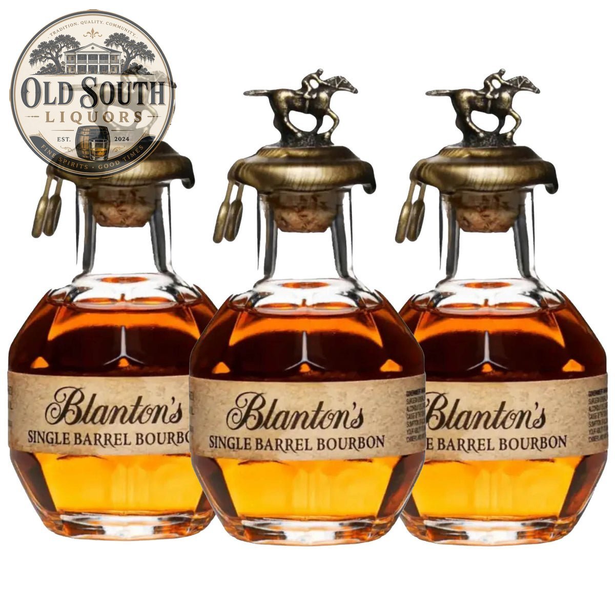 Blanton’s Miniature Bourbon 50ML Shot (3 Pack) - Bourbons On Shelves
