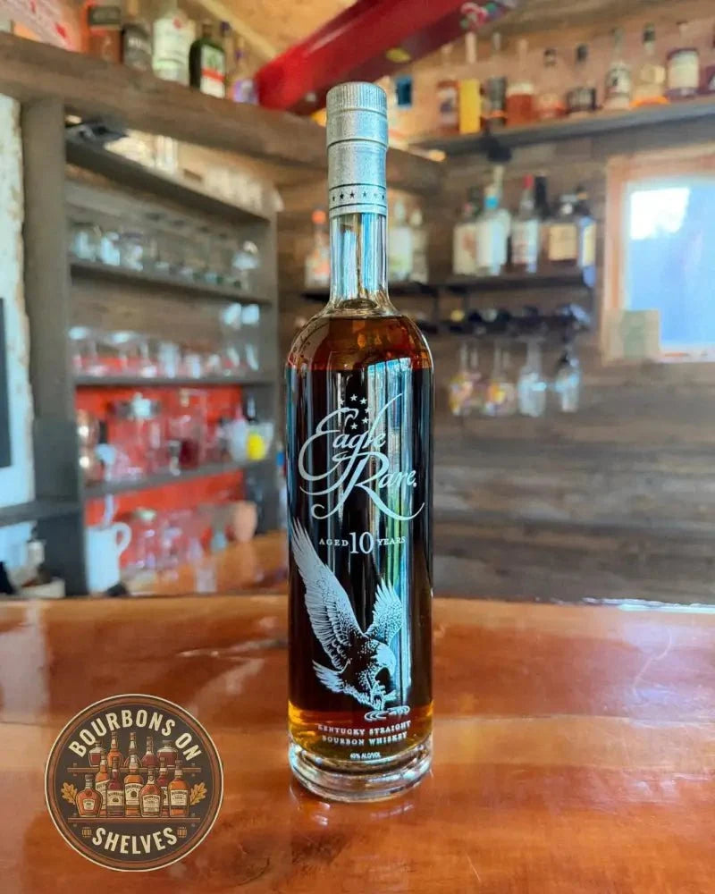Eagle Rare 10 Year Old Kentucky Straight Bourbon Whiskey - 90 Proof (45% ABV) - Bourbons On Shelves