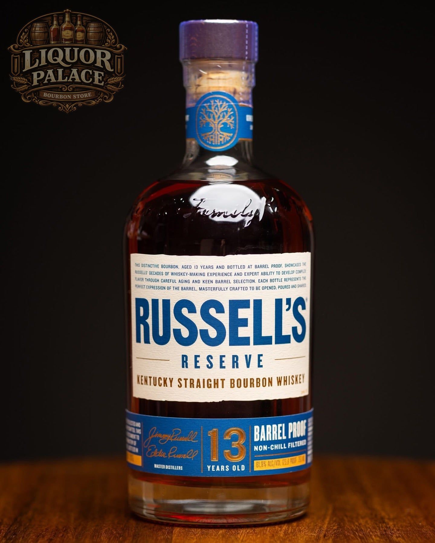 Russell’s Reserve 13 Year – 61.9% ABV (123.8 Proof)