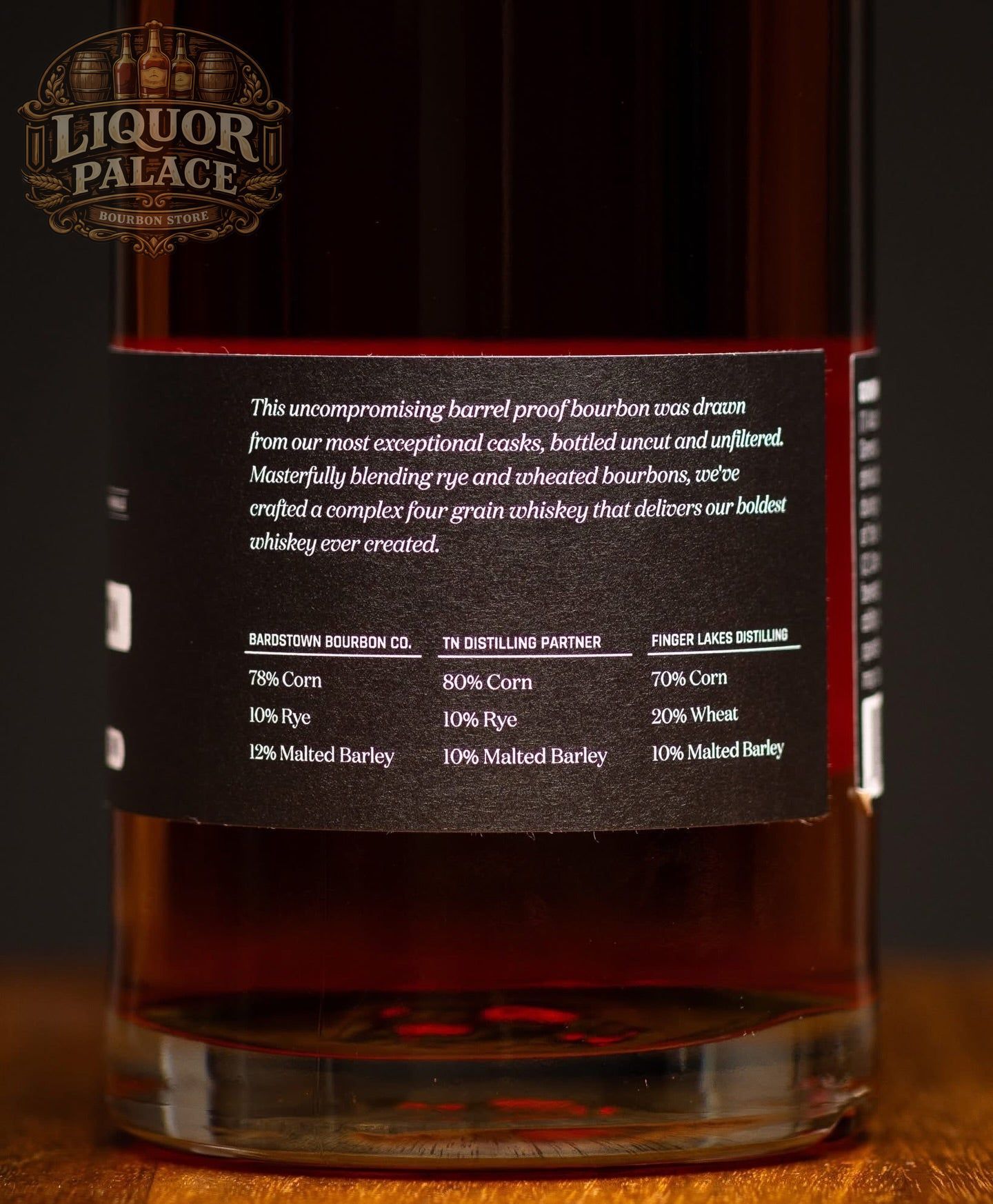 Pursuit Triple Mash Bourbon Whiskey – 59.9% ABV (119.8 Proof)