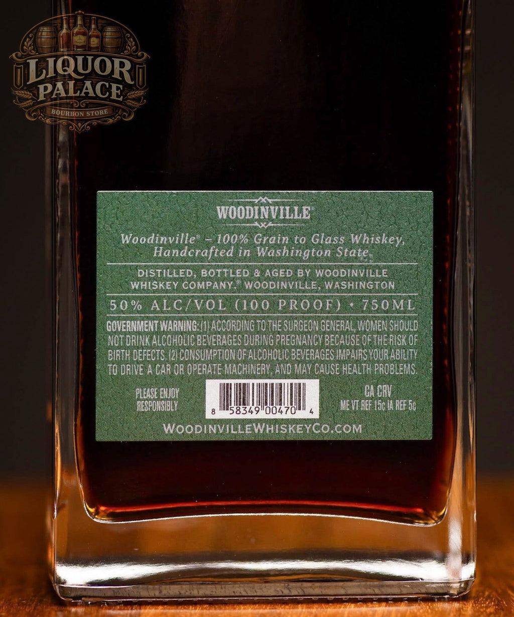 Woodinville 8 Year Straight Bourbon Whiskey – 50% ABV (100 Proof)