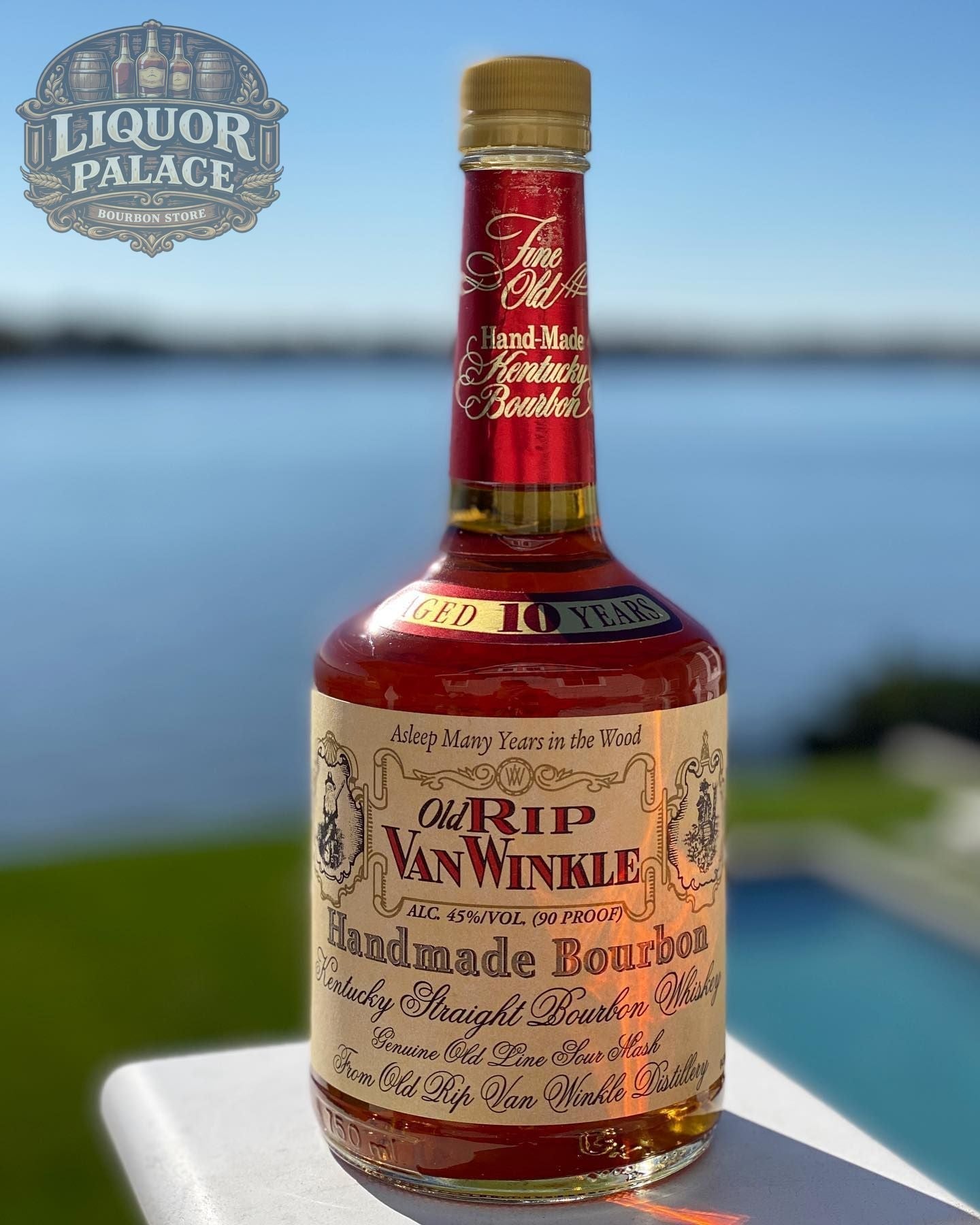 Old Rip Van Winkle 10-Year-Old Handmade Bourbon – 45% ABV (90 Proof)