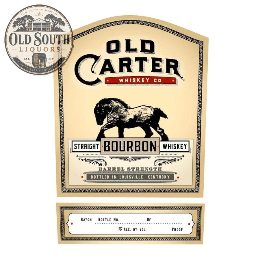 Old Carter Straight Bourbon Whiskey Barrel Strength Batch 4 116.8 Proof - Bourbons On Shelves