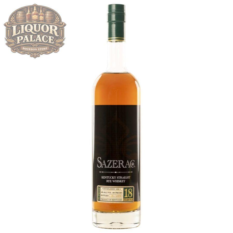 Sazerac 18-Year-Old Rye – Fall 2023 Release – 45% ABV (90 Proof)