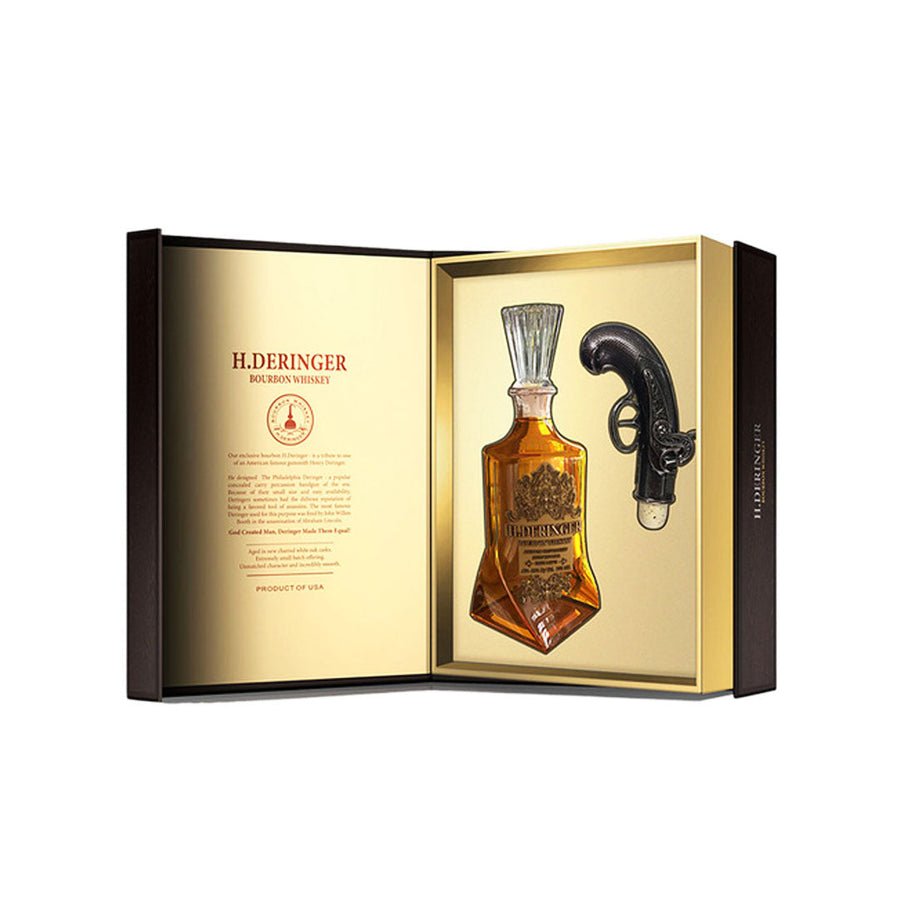 H. Deringer Bourbon Whiskey Gift Set - Bourbons On Shelves