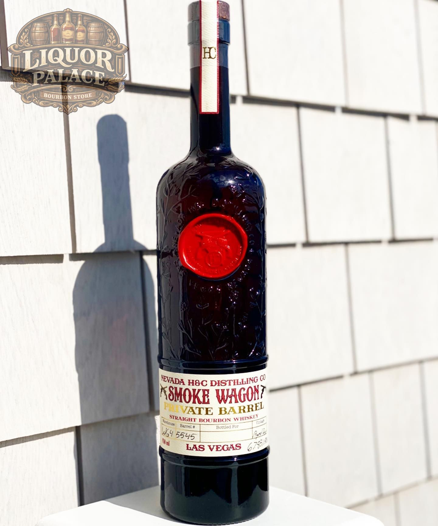 Smoke Wagon Private Barrel Bourbon – 55% ABV (110 Proof)