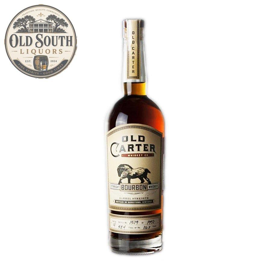 Old Carter Straight Bourbon Whiskey Barrel Strength Batch 4 116.8 Proof - Bourbons On Shelves