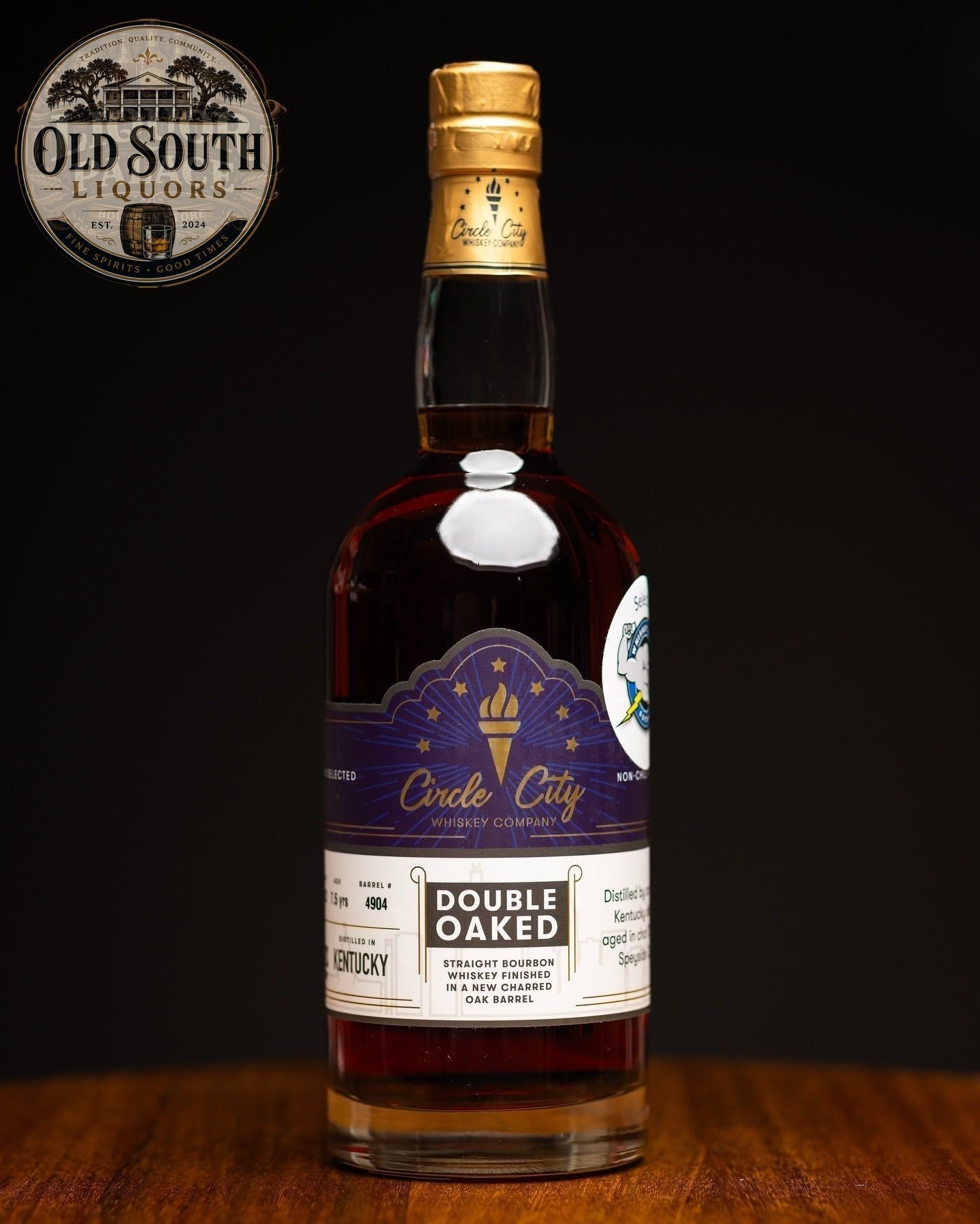 Circle City Double City Single Barrel Bourbon – 123.2 Proof (61.6% ABV)