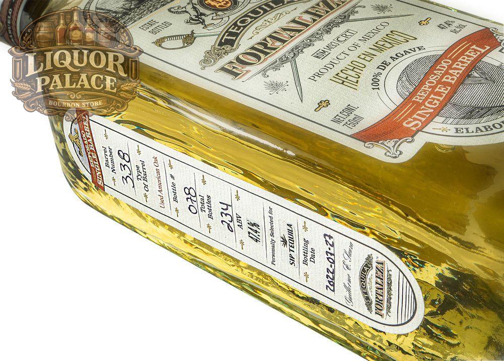 Fortaleza / Sip Tequila Single Barrel Reposado – 47.4% ABV (94.8 Proof)