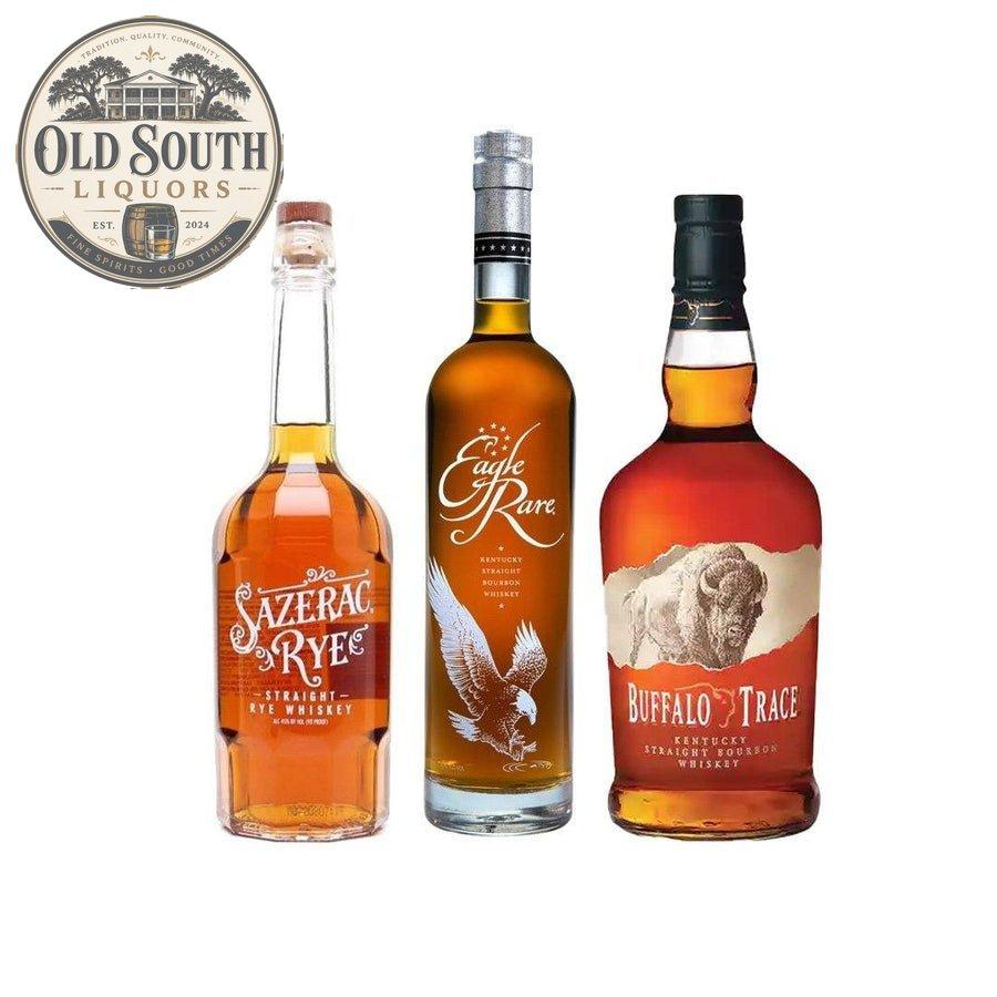 *Buffalo Trace Combo Pack* Eagle Rare 10 Year, Sazerac Rye, Buffalo Trace Bourbon - Bourbons On Shelves