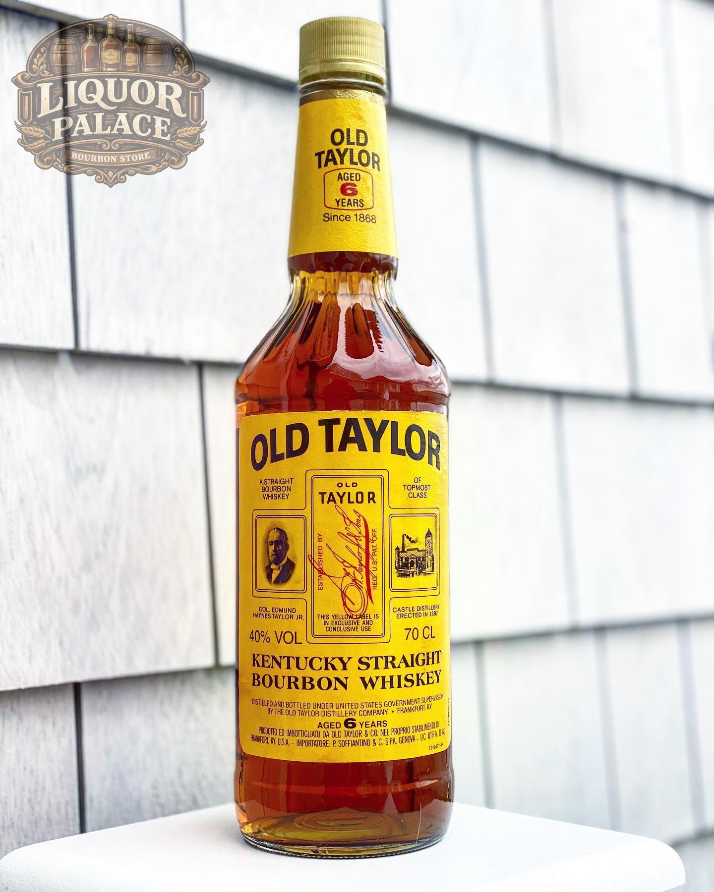 Old Taylor Bourbon – 40% ABV (80 Proof)