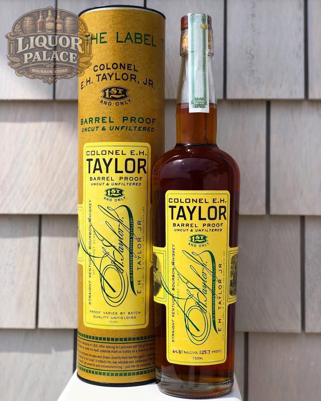 E.H. Taylor Barrel Proof Bourbon – 67.5% ABV (135 Proof)