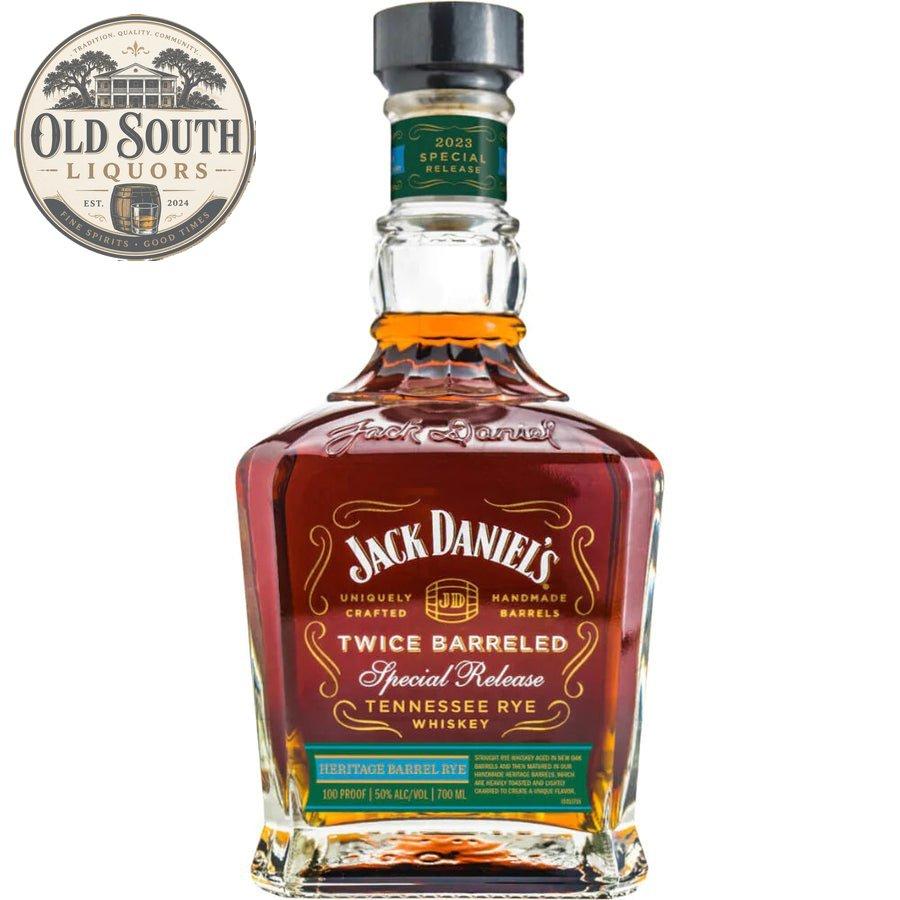 Jack Daniel's Twice Barreled Tennessee Rye Heritage Barrel 2023 Special Release - Bourbons On Shelves