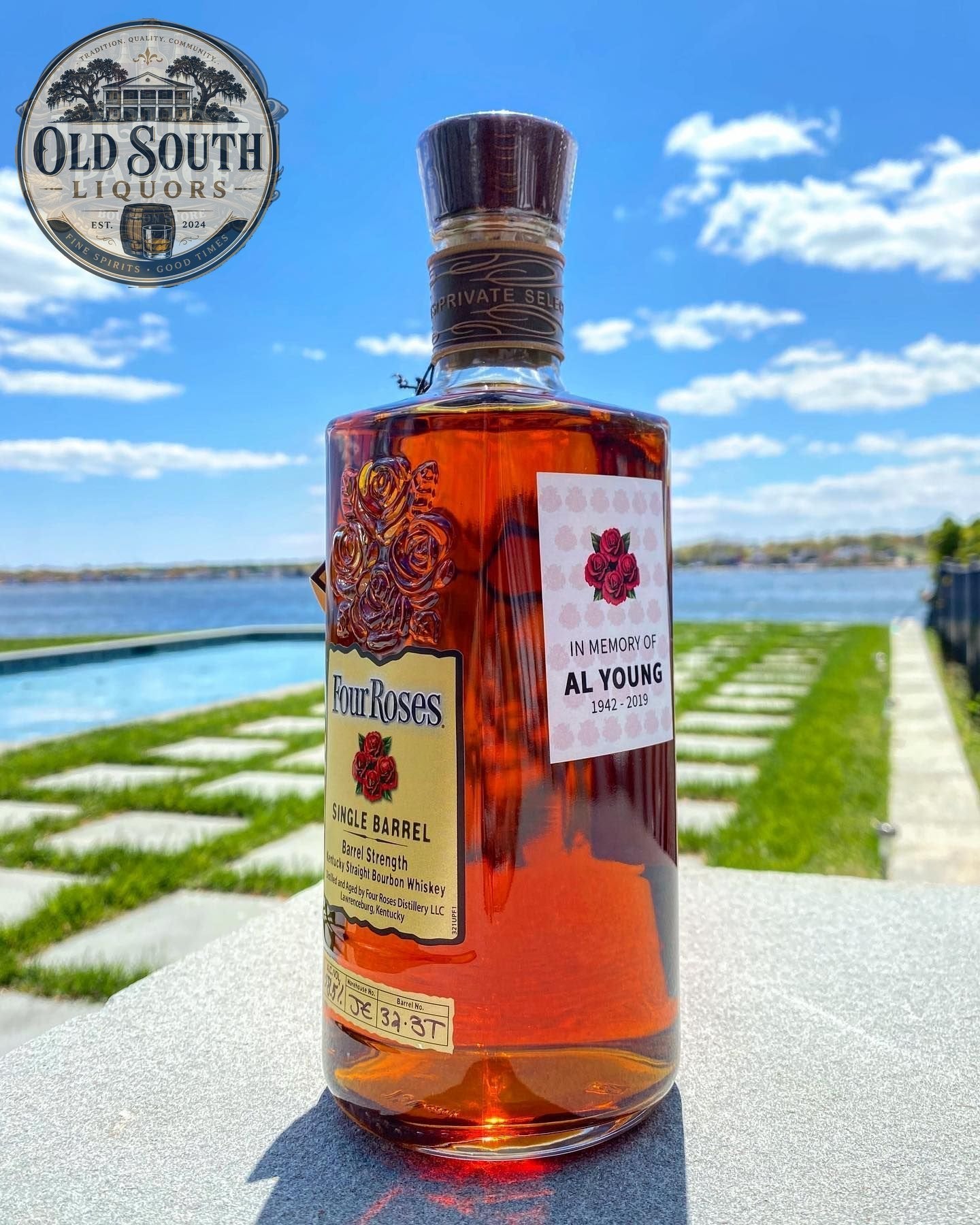 Four Roses Single Barrel – In Memory of Al Young – 58.5% ABV (117 Proof)