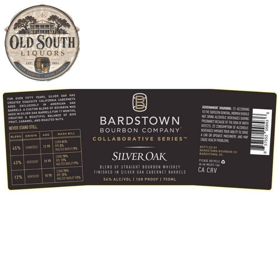 Bardstown Bourbon Silver Oak Finish – 54% ABV (108 Proof)