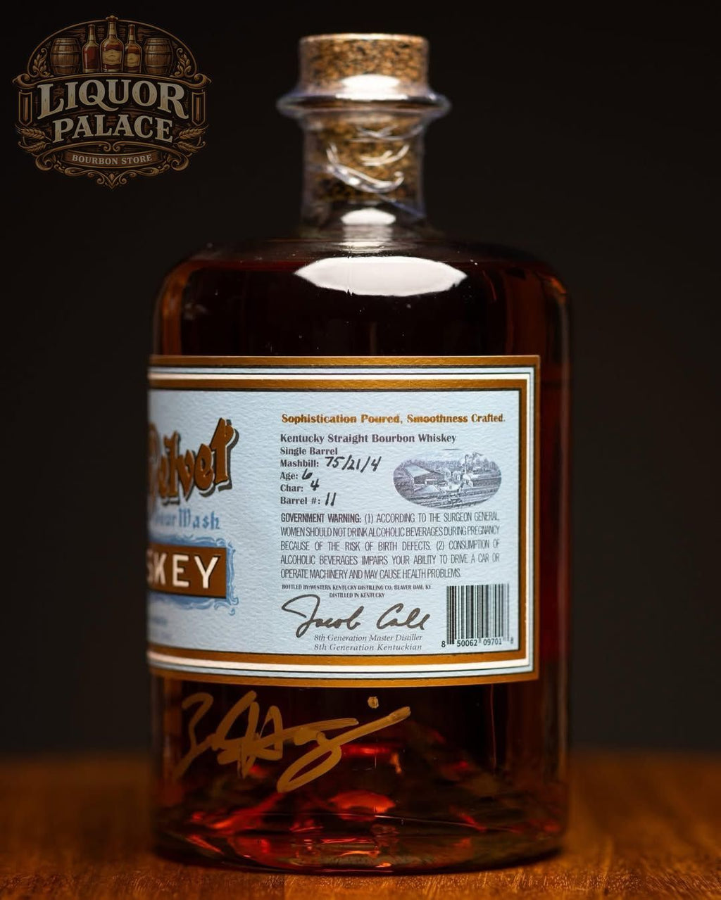 Silk Velvet Bourbon – 53.5% ABV (107 Proof)