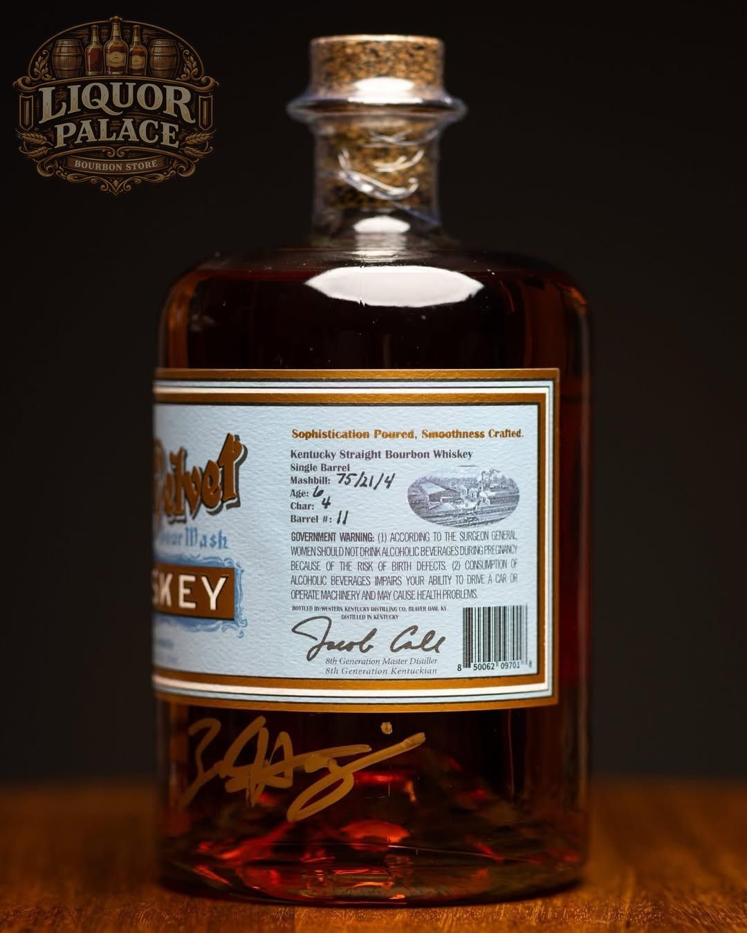 Silk Velvet Bourbon – 53.5% ABV (107 Proof)